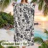 Wild Animal Safari Journal Theme Quick Dry Beach Towel Custom Name Text Print Large Sand Resistant Towel Beach Vacation