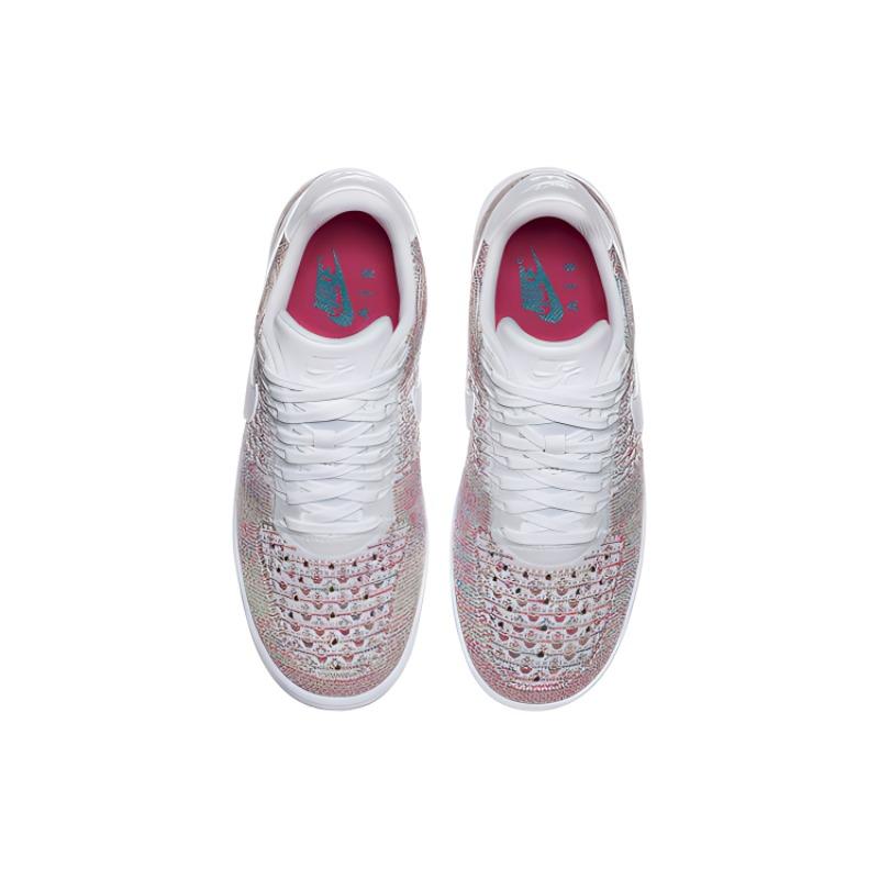 New Nike Air Force 1 Flyknit Low 'White Radiant Emerald' Women's 820256-102