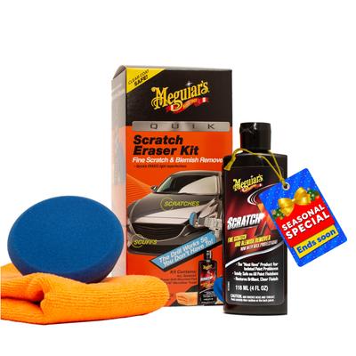 Quik 4pcs Scratch Eraser Kit Car Scratch Remover Surface Scratch Repair Car