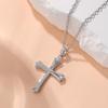 Simple Creative Women's Titanium Steel Clavicle Necklace with Micro-inlaid Design