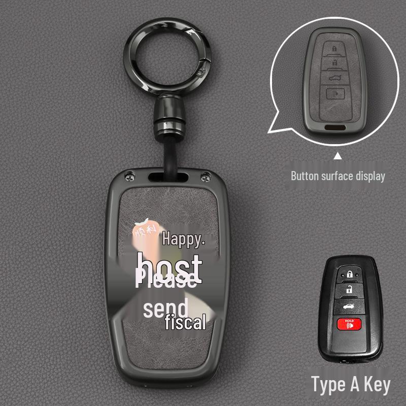 Key Cover for Toyota Camry, Corolla, RAV4, Highlander, CHR, and Asia Dragon Models