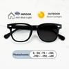 Vintage Rectangle Rivet Frame Myopia Glasses Anti Blue Light Women Near Sight Eyewear Prescription Nearsight