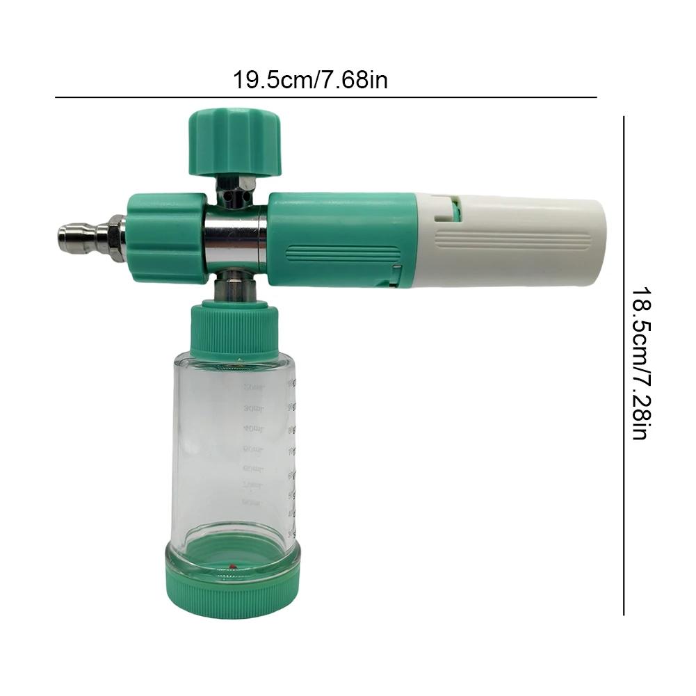 100ml Water Foam Sprayer With 1/4 Inch Quick Connector Soap Foam Spray Pot Bottle Adjustable Pressure Washer Gun For Car Washing