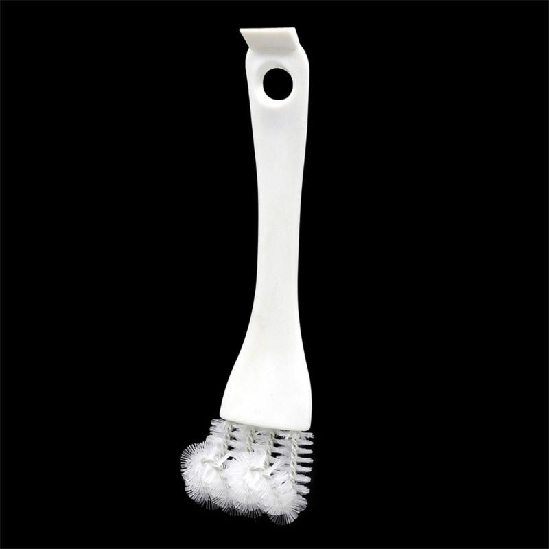 Multipurpose Plastic Pet Cage Brush Featuring Scraping Tool Easyly Grip For Bird Habitat Sanitization