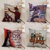 L-Limp Bizkit Music Pillow Case Home Dorm Chair Back Short Plush Double-Sided Printing Office Nap Time Cushion Cover