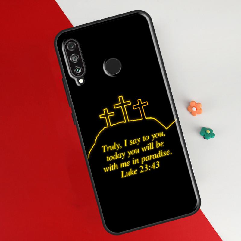 Faith Christian Religious Jesus Case For Huawei P30 Lite P40 P20 P50 Pro Nova 5T P Smart 2021 2019 Cover For Honor 50 Lite