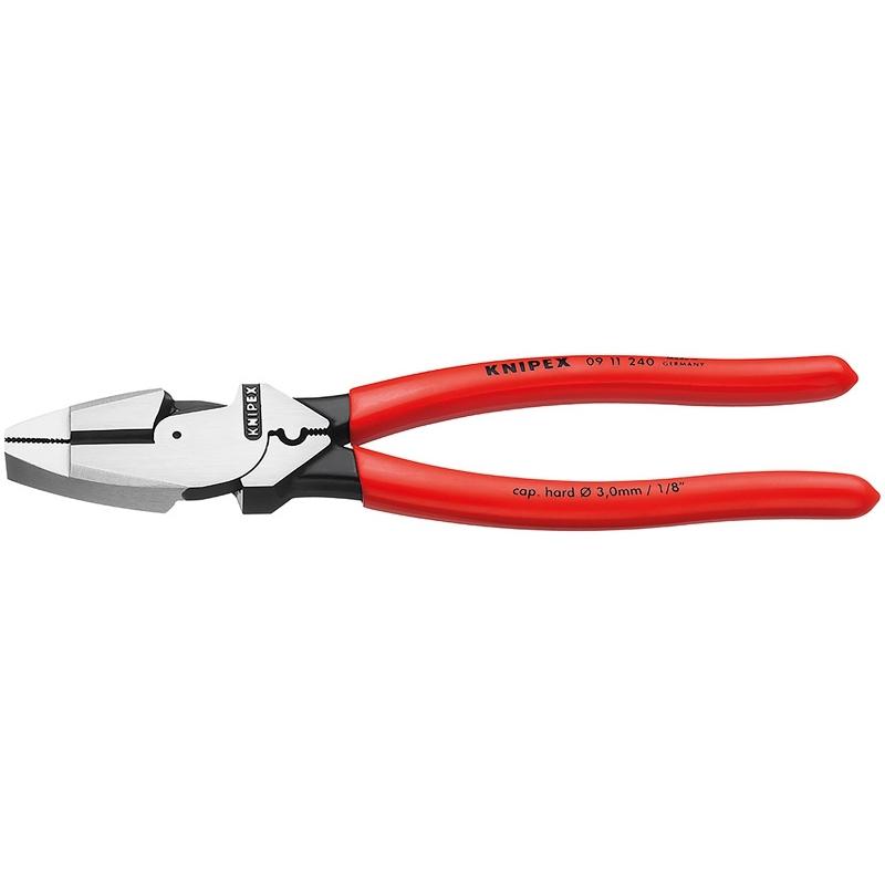 

Клещи Knipex Kn-0911240 Lineman с зоной электрического обжима 240 мм