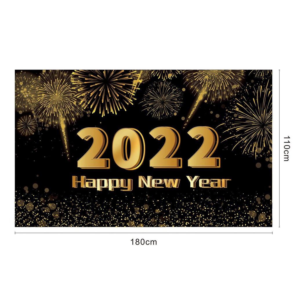Glamorous Happy New Year 2022 Party Supplies Banner Perfect For Celebrating In Style