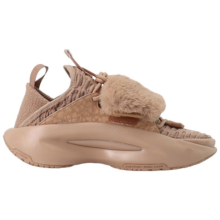 Li Ning Cloud Travel Lightweight High Resilience Trendy Sports Casual Shoes Women Sneakers Clever-Brown AZGS108-4