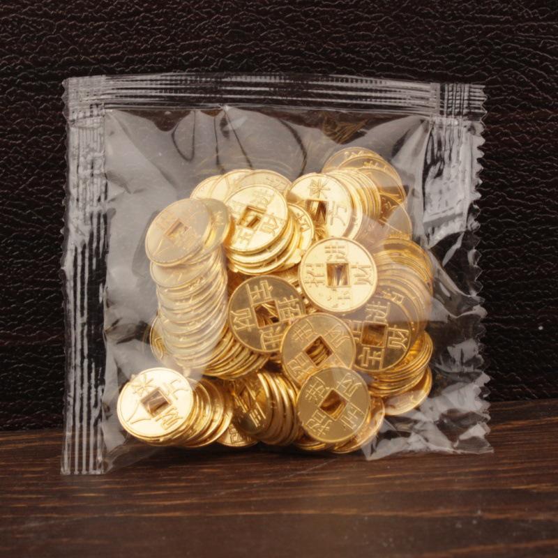 Gold Sand Alloy Ingot Basin Ornament for Wealth Attraction & Home Gifts