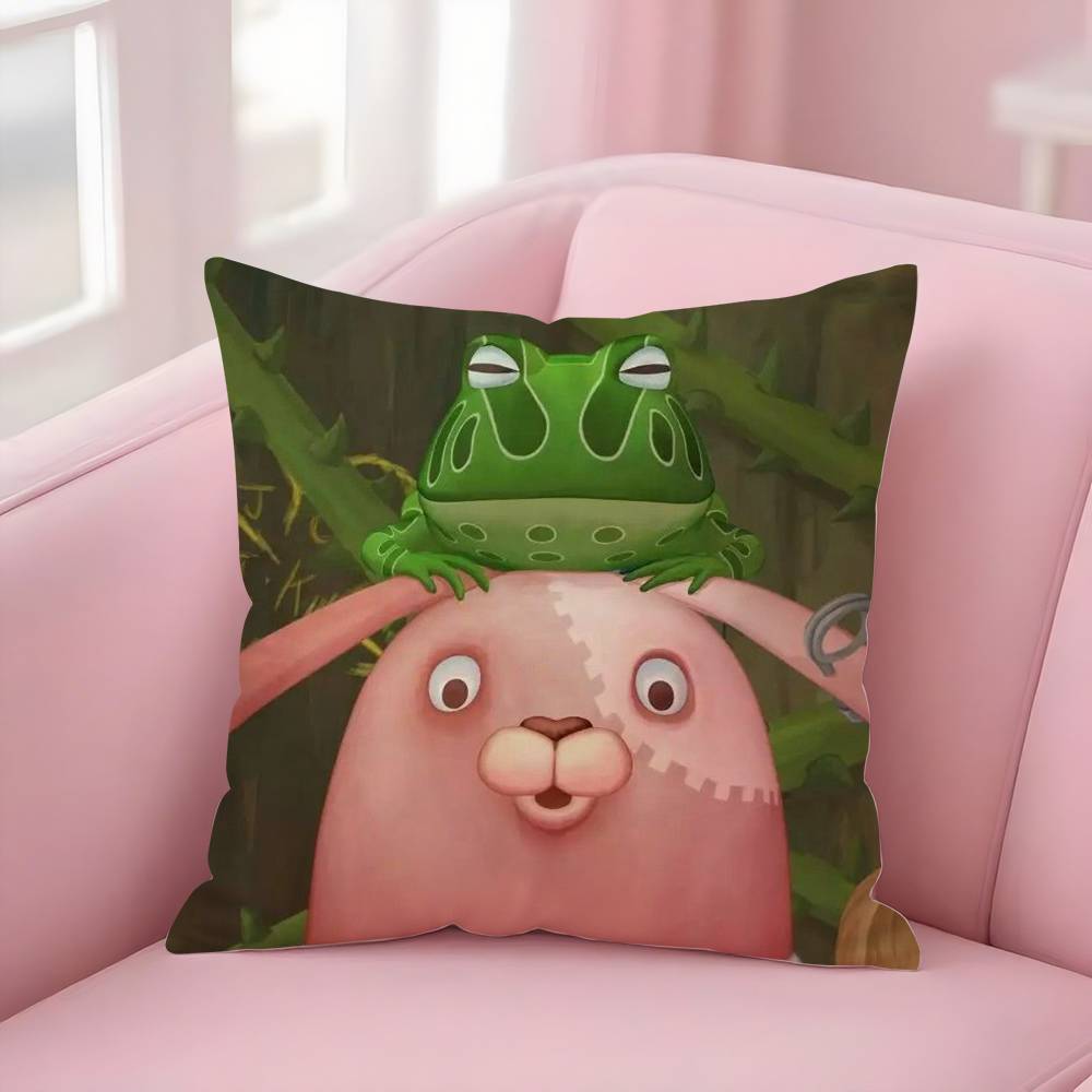 Anime U-Usavich Pillow Case Sofa Short Plush Double-sided HD Printing Room Home Office Gift Cushion Cover