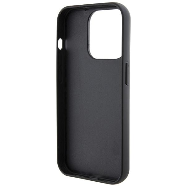 Karl Lagerfeld Klhcp14Lgsachpk Iphone 14 Pro 6.1 Czarny/Black Hardcase Gripstand Saffiano Choupette Pins