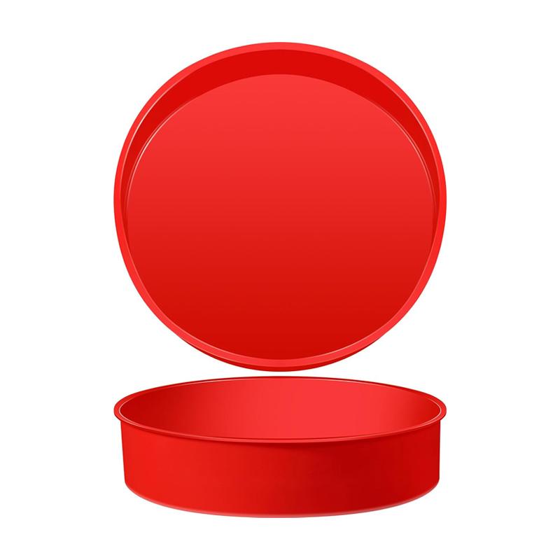 2Pcs Silicone Cake Mold 6/8Inch Cake Tins Nonstick Cake Pastry Mousse Bread Baking Mold Cake Pans Baking Tray Baking Accessories