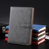 Premium A5 Leather Notebook with Magnetic Buckle Closure Customizable Journal Diary for School Office Personal Writing Use