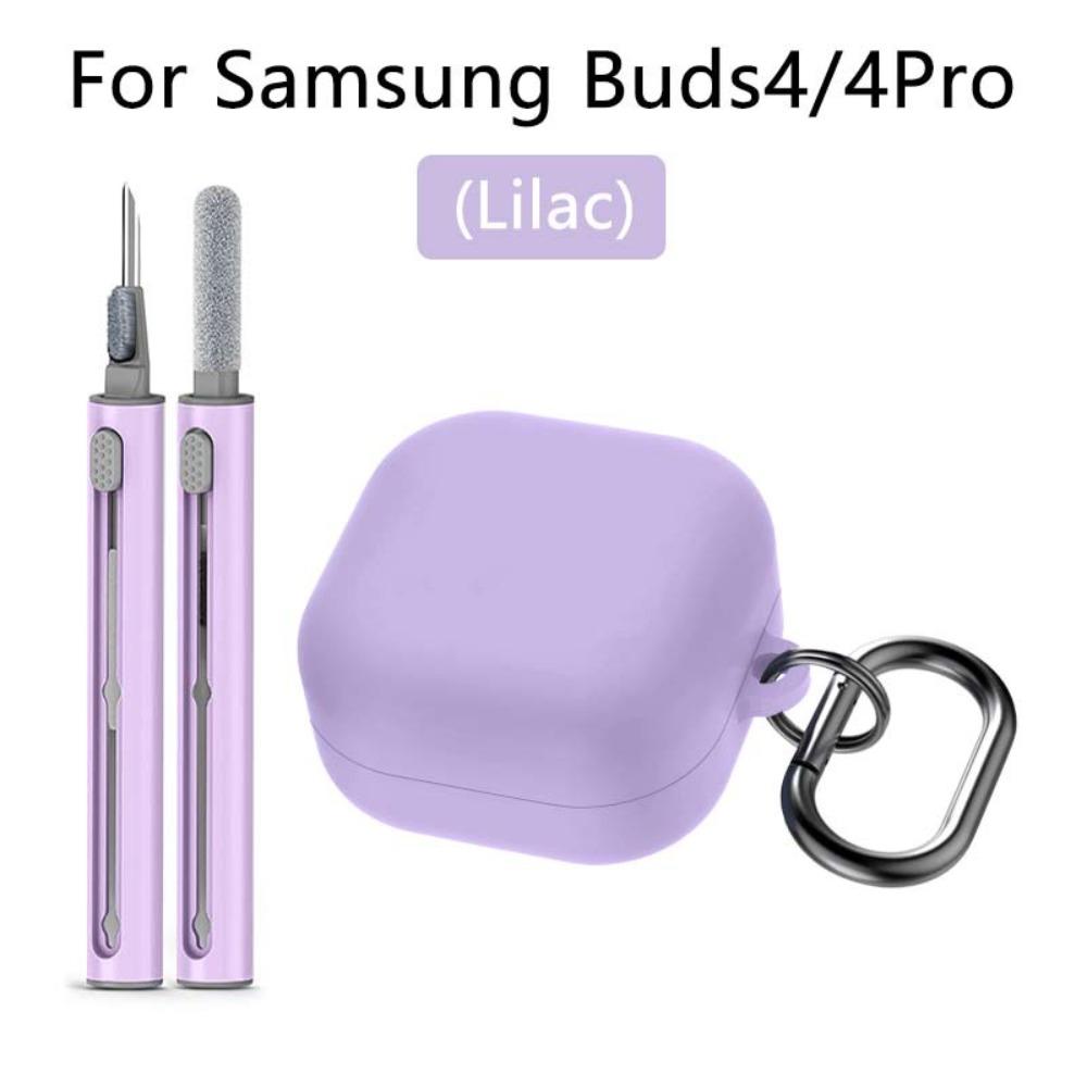 With Keychain Earphone Case Anti-fall Earbuds Accessories for Samsung Buds 4/4 Pro