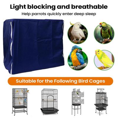 Parrot Cage Cover Large Breathable Shading Sleep Night Blackout Cover Parakeet Parrot Animal Crate Guard For Mink Parakeet