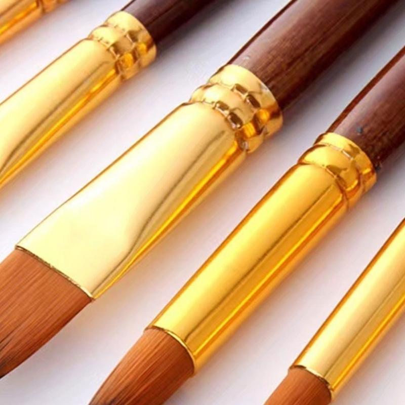 12 Pcs Painting Brushes Set Watercolor Brushes Drawing and Art Supplies for Kids