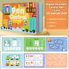 Montessori Reusable Scene Sticker Books for Kids DIY Cartoon Learning Toy