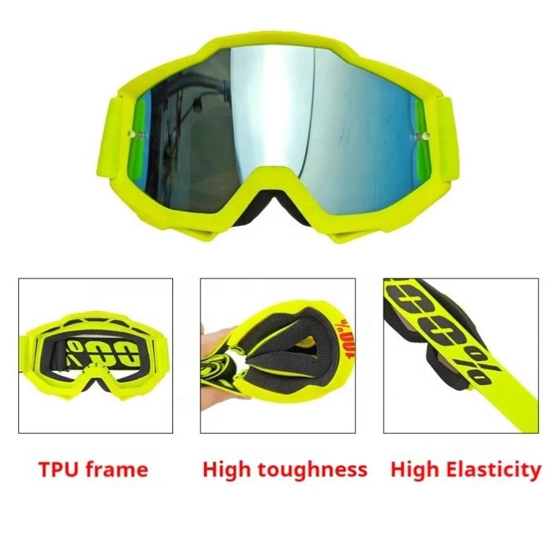 2026 NEW DFQ  Professional Motorbike Mx Goggles Sports Helmet Goggles Interchangeable Lens Off Road Motocross Goggles
