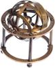 Brass Armillary Sphere Antique Finish Nautical Globe Maritime Desk Décor