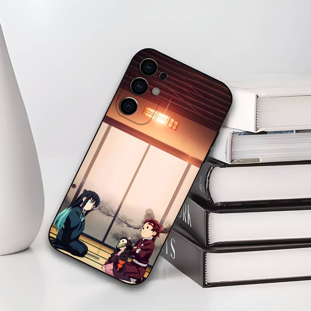N-Nezuko K-Kamado Phone Case For Samsung S25,S24,S21,S22,S23,S30,Ultra,S20,Plus,Fe,Lite,Soft Black Cover