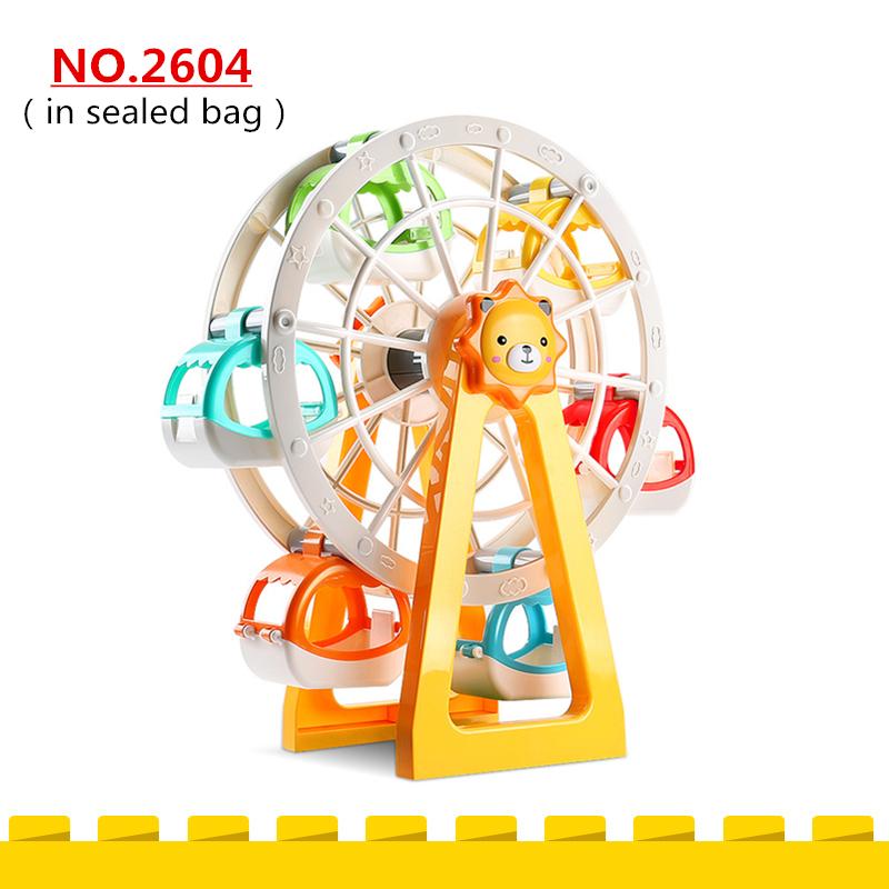 32 Stück/Set Kreatives Löwenförmiges Riesenrad Grobkörnige Bausteine DIY Steine Frühe Puzzle Spielzeuge Für Kinder Weihnachtsgeschenke