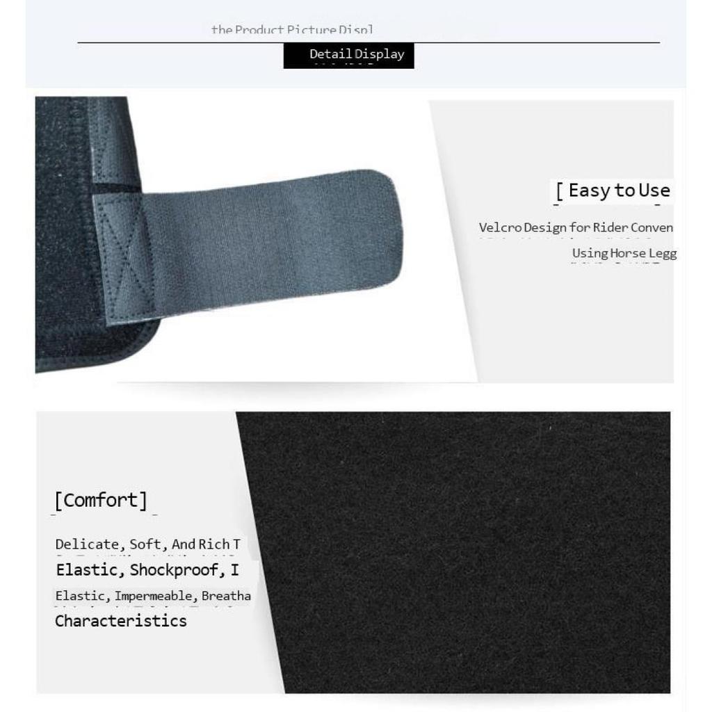 4ks/set Chrániče koňských nohou Koňské boty proti kolizi Koňské kamaše Jezdecké závodní vybavení Potápěčské materiály