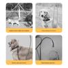Ergonomic Grip Retractable Dog Leashes with Automatic Durability and Easyly Control for Effortlessly Handling