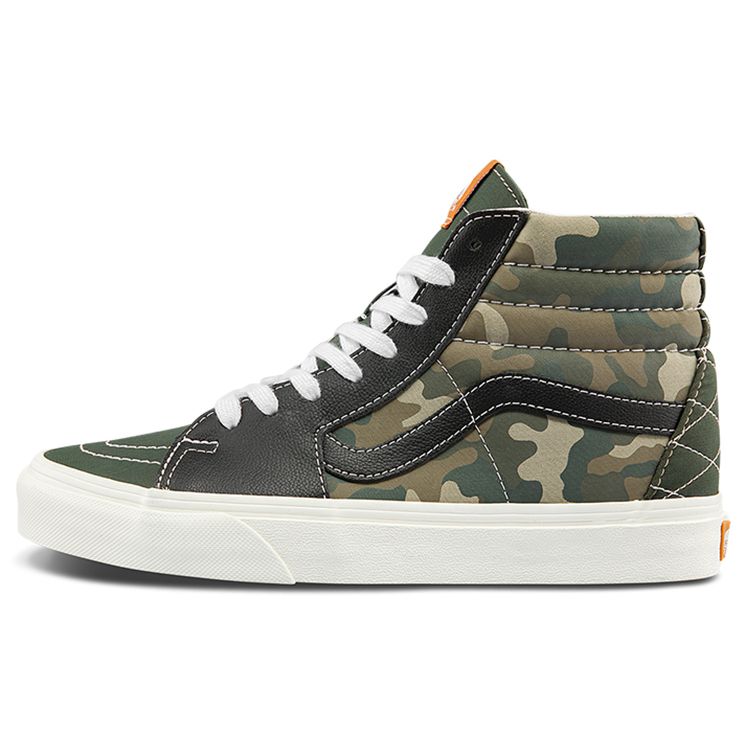 Vans Sk8-Hi Mixed Utility Unisex Sneakers Green Camo Multi-Color VN0A5JMJA57