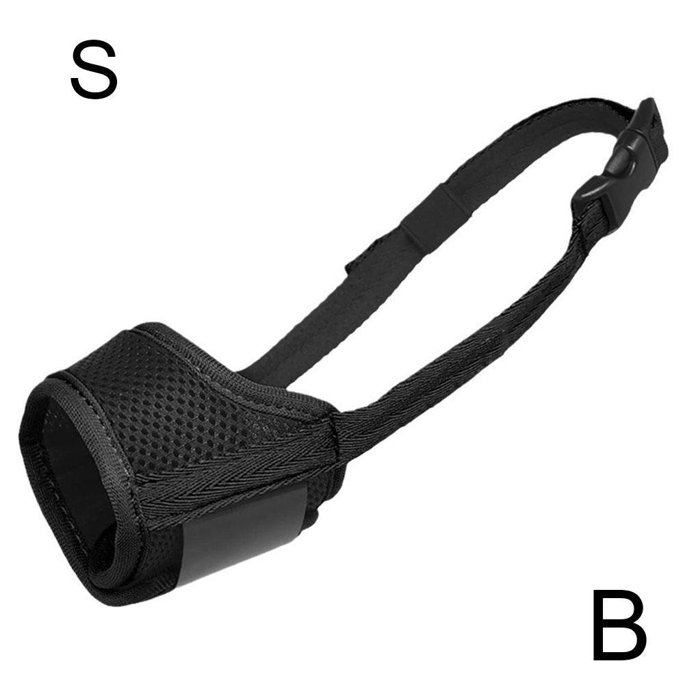 Dog Muzzle Anti Barking Pet Adjustable Anti-Bite Puppy Breathable Soft Dog Mouth Cover Elastic Strap Pet Supplies Basket Muzzle