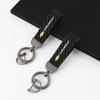 Carbon fiber Leather Car Keyring Exquisite Anti-lost Car Keychain For Chevrolet Colorado Cruze Spark Captiva Malibu Trax