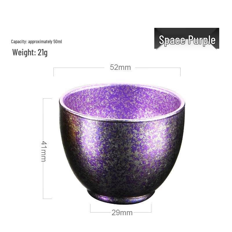 Penguin TuanTuan Pure Titanium Double-Layer Tea Cup