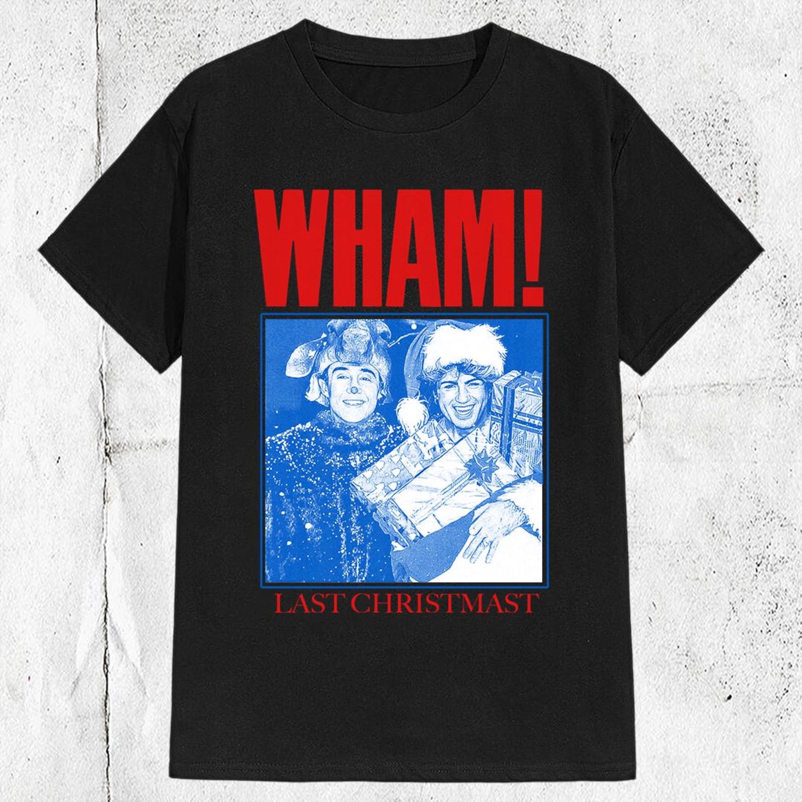 Wham! Last Christmas Album Band T shirt S