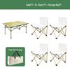 Baizi'en Aluminum Alloy Folding Portable Table & Chair Set