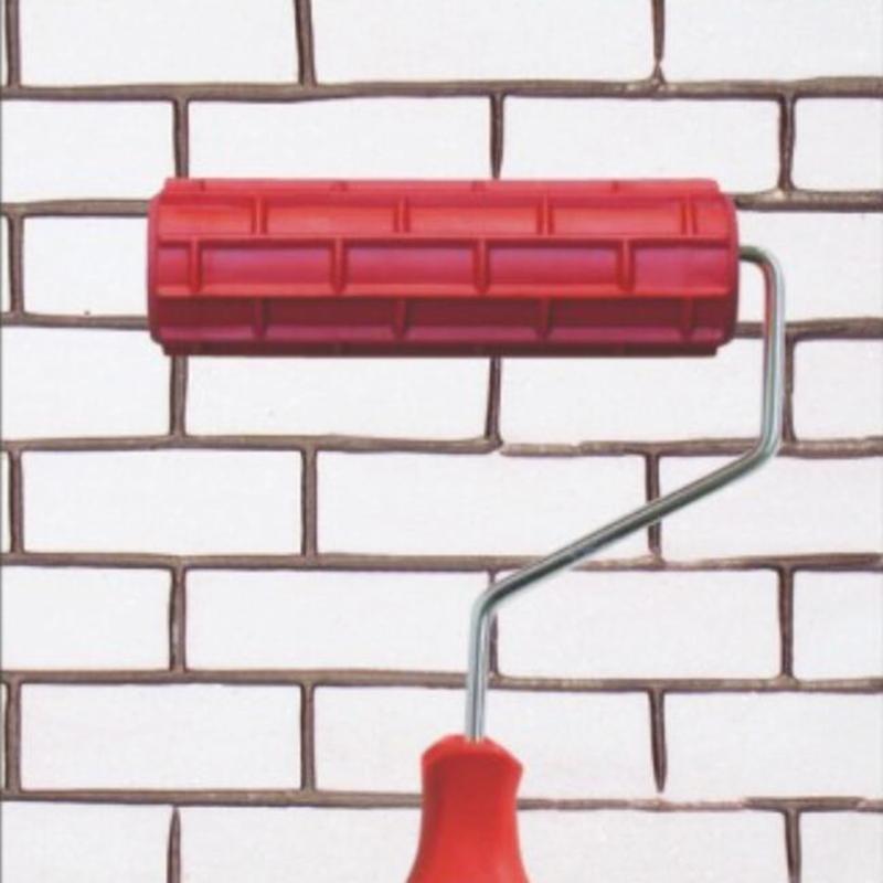 7 Inch Painting Roller Imitation Brick Pattern Embossing Paint Roller Art Brush CN