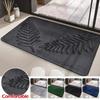 Memory Cotton Toilet Floor U shape Mat Bathroom Absorbent Non-slip Rugs Washing Room Mats Kitchen Entry Carpet Door Mats