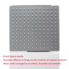8 Inch Square Shower Head ABS Plastic Single Spray Touch Clean Easy To Install Luxury Rainfall Shower SPA Bathroom Accessories