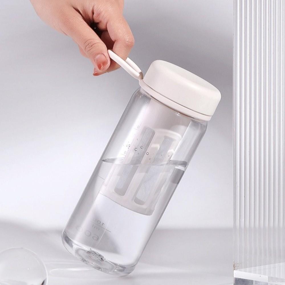 450/600ml Travel Tumbler PC Iced Coffee Infuser Portable Filter Cup