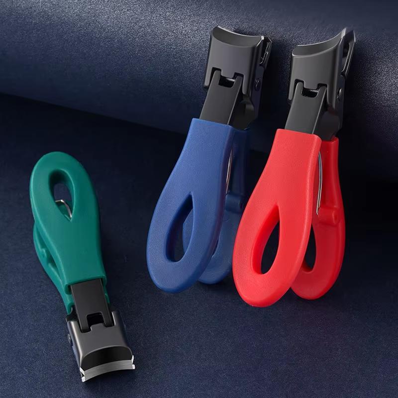 Large Jaw Nail Clipper 8mm Openning Thick Hard Special Nail Cutter Stainless Steel Toe Cutter Trimmer Anti-Splash Manicure Tools