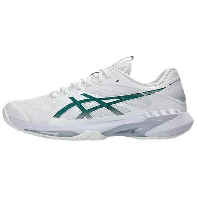 Asics Scarpe da Tennis Uomo Solution Speed FF 4 Pelle Sintetica PU Comode Leggere Sneakers Bianche 1042A307-103
