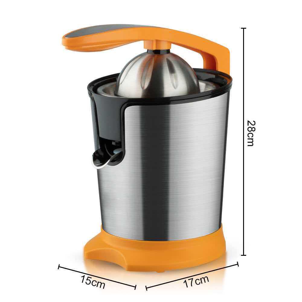 110V Hand-Press Electric Juicer: Stainless Steel Lemon & Fresh Fruit Juice Separator