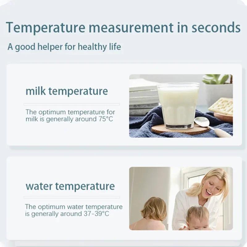 1 Stück Edelstahlsonde Kochen Lebensmittel, Grillofen, Wasser, Milch, Öl, Flüssiges Fleisch, Digitales Küchenthermometer