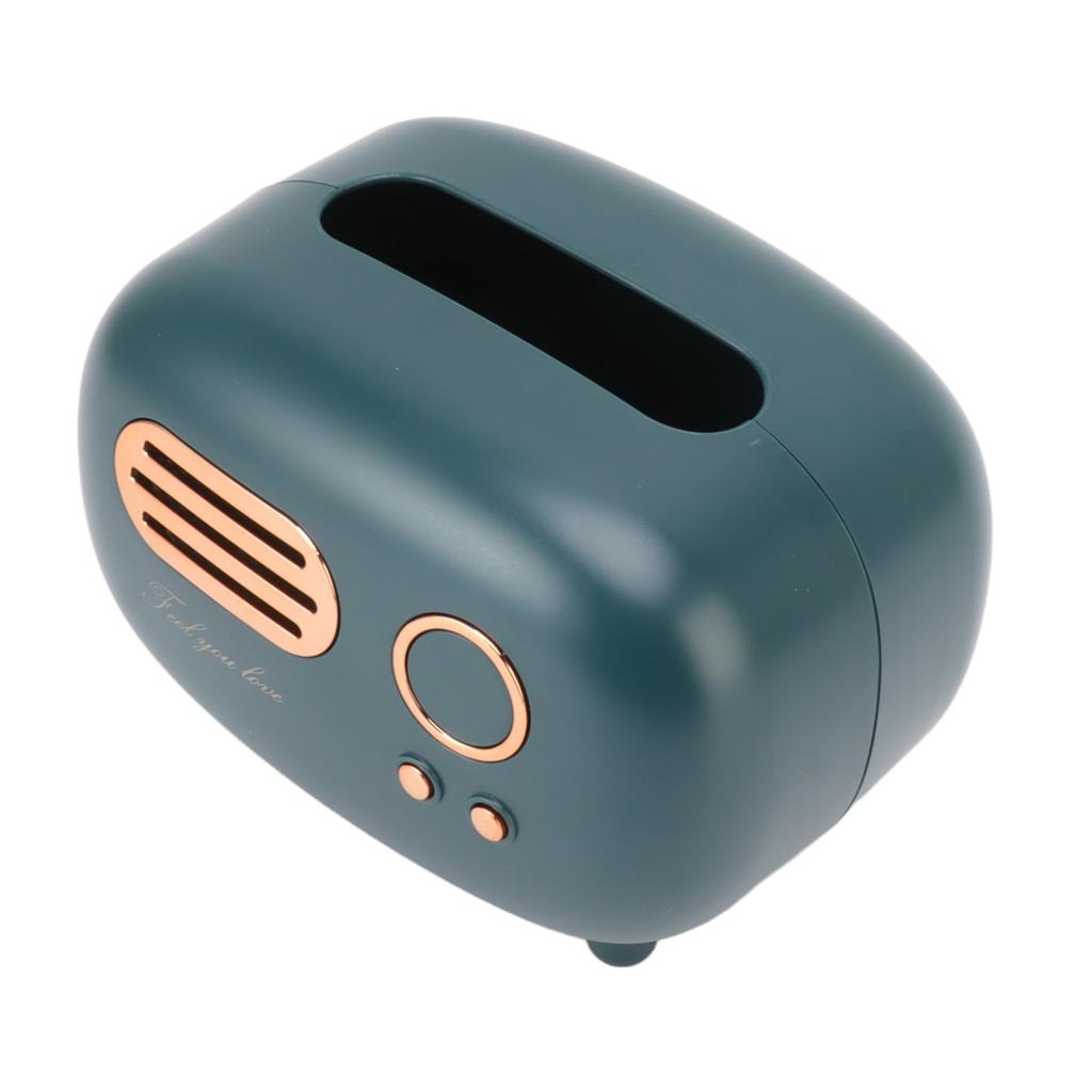 Retro rádiový dávkovač kapesníků, víceúčelový, velký, do obývacího pokoje, do koupelny