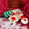 Handcrafted Christmas Santa Keychain Portable Keychain Pendant Hand Knit Festive Accessory for Christmas Enthusiasts
