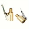 Mandrino ad aria per pneumatici auto Ottone automobilistico 8 mm Connettore a clip adattatore per valvola pompa di gonfiaggio Per gonfiaggio Connettore a clip a testa a cambio rapido