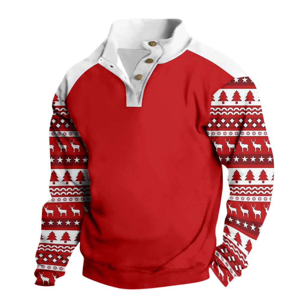 Men's Fleece Hoodie Casual Long Sleeve Sweatshirt