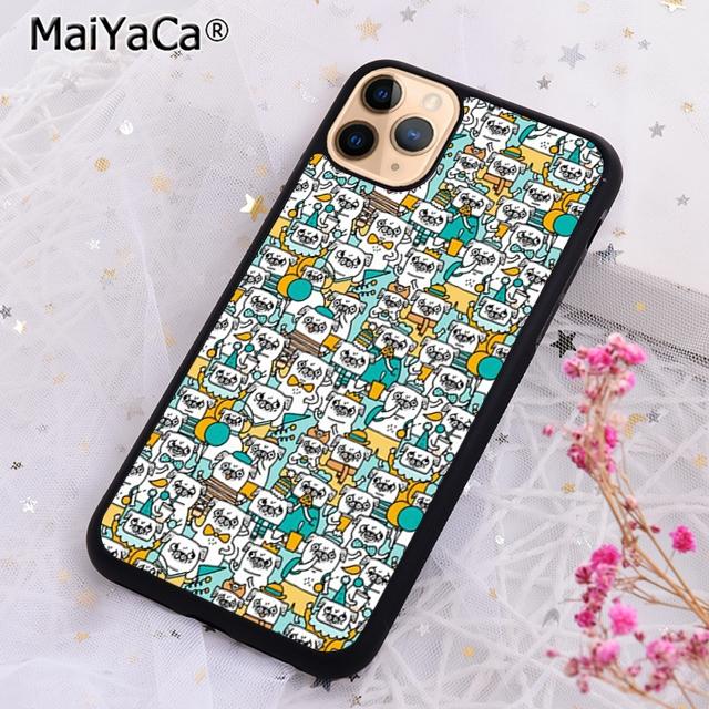 

MaiYaCa CUTE PUPPY PUG DOG MOPS Phone Case For iPhone 17 Air 16 pro max 15 14 plus 12 13 Shell Cover coque iPhone 13pro max
