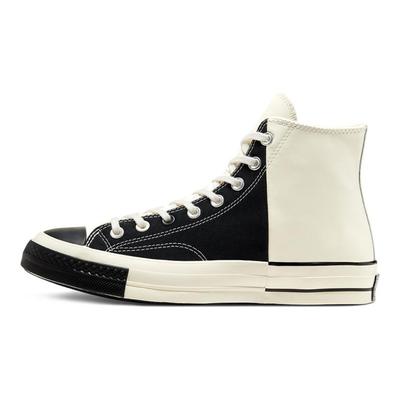 Années 1970 Chuck Taylor All Star Confortables et Polyvalentes Durables et Légères Hautes en Toile Unisexes Blanc & Noir