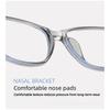 Men's Business Fashion Oval Frame Reading Glasses Women's Lightweight and Minimalist Anti Blue Light Presbyopic Glasses Comfortable Eye Protection