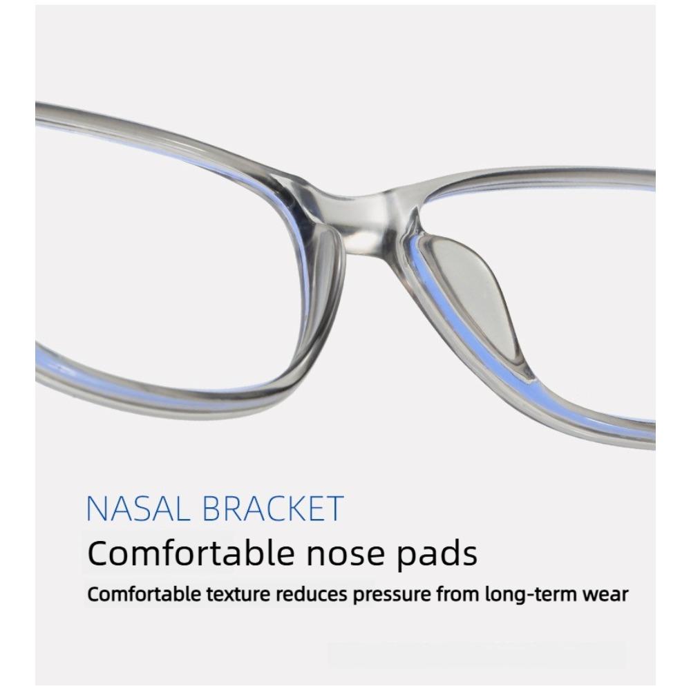 Men's Business Fashion Oval Frame Reading Glasses Women's Lightweight and Minimalist Anti Blue Light Presbyopic Glasses Comfortable Eye Protection